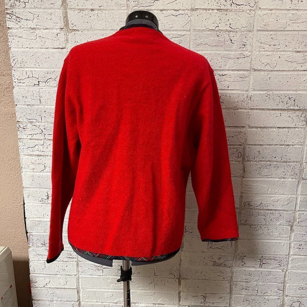Pendleton Wool Red Plaid Jacket XL - Picture 5 of 9